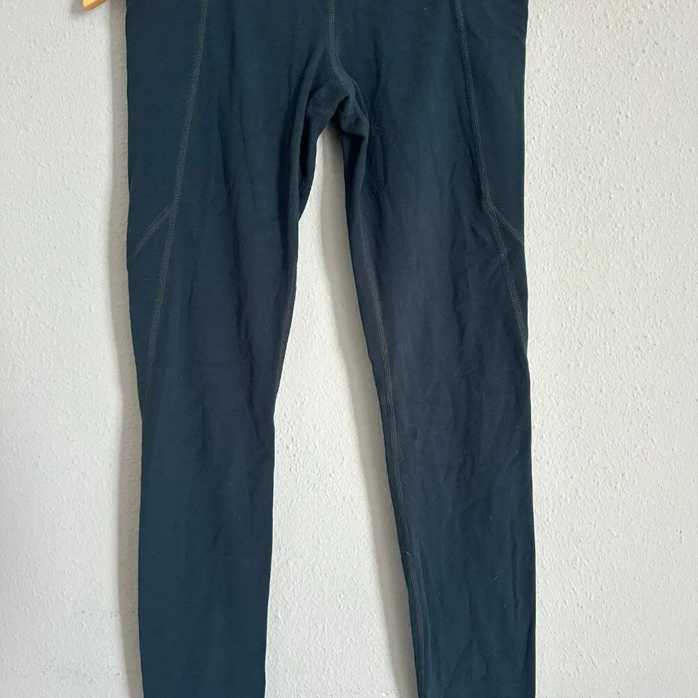 Athleta Girl Leggings Size L 12 Green Athletic Yoga Pants Stretch - Picture 7 of 8
